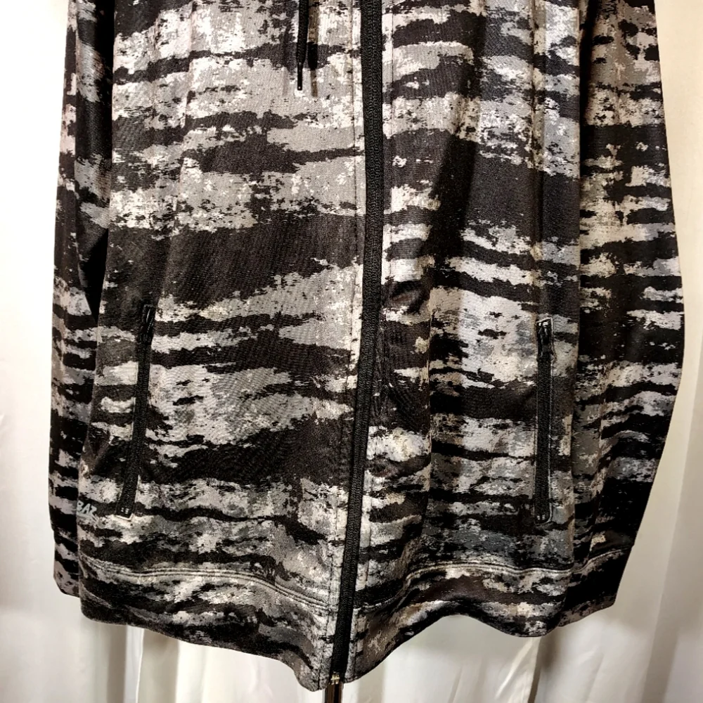 NFL Rams Hoodie, Men Zubaz Style: Gray/Black Camo, ZipUp, Logo, Hood, 2/3X - Picture 5 of 13